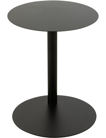 Table basse design Porte revues Rectangulaire en Métal Noir Arthéo - 2
