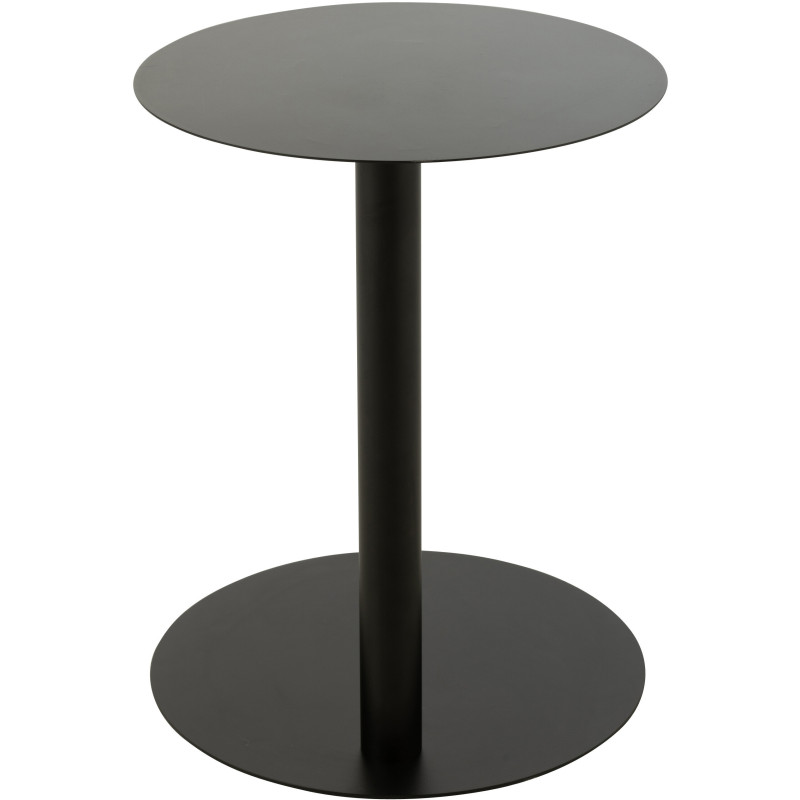 Table basse design Porte revues Rectangulaire en Métal Noir Arthéo - 4
