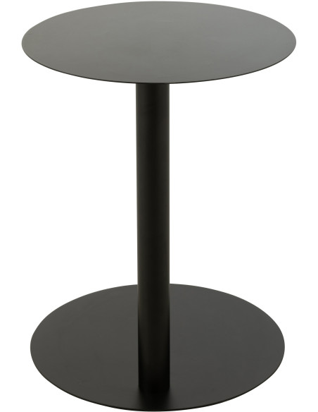 Table basse design Porte revues Rectangulaire en Métal Noir Arthéo - 4