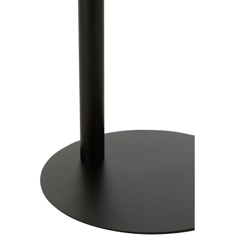 Table basse design Porte revues Rectangulaire en Métal Noir Arthéo - 5