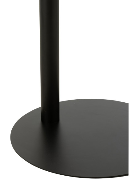 Table basse design Porte revues Rectangulaire en Métal Noir Arthéo - 5