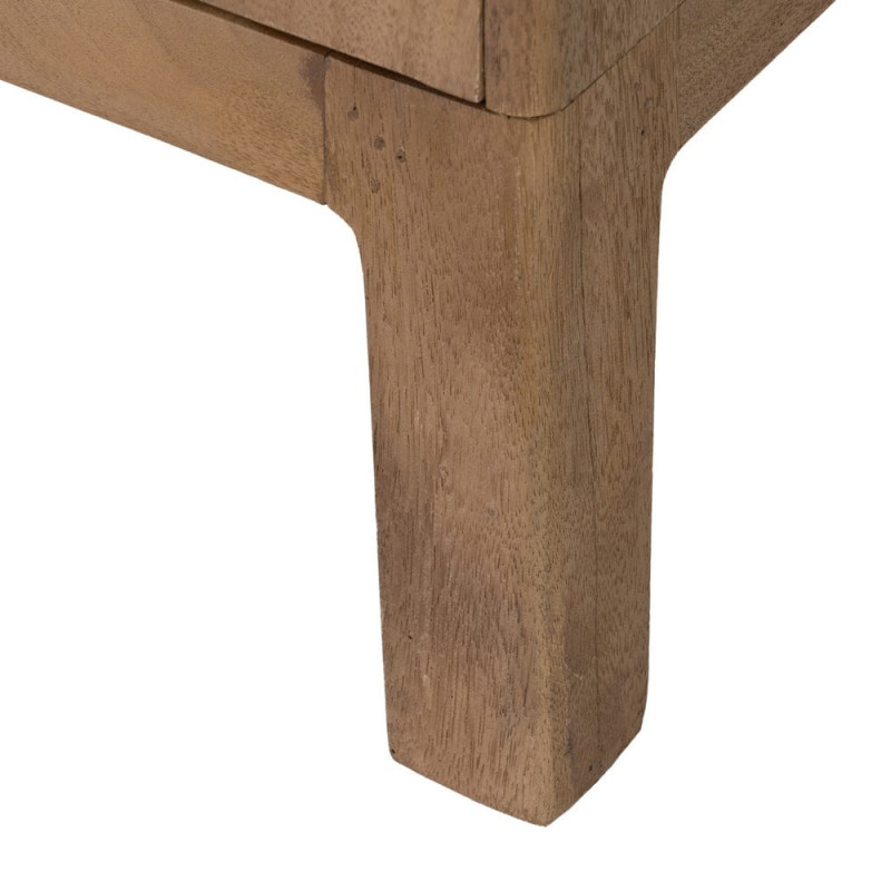 Meuble Tv 2 portes 1 tiroir 1 niche en Bois de manguier Naturel Straight Line - 13