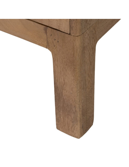 Meuble Tv 2 portes 1 tiroir 1 niche en Bois de manguier Naturel Straight Line - 13