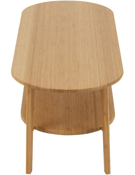 Console bohème Rectangulaire en Rotin Tressé Bois de sapin Naturel Paradise - 4