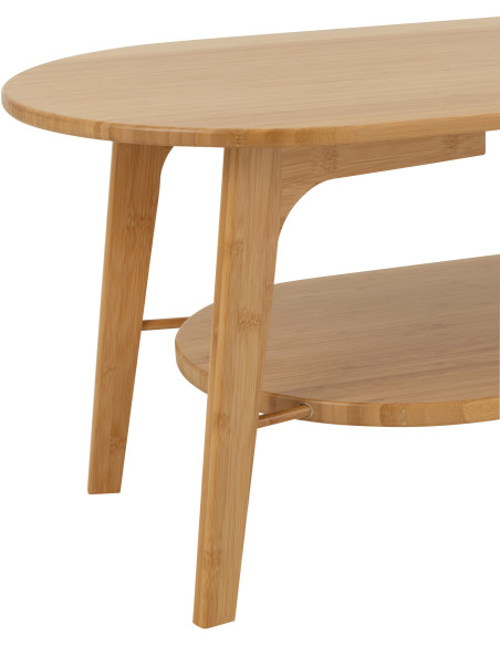 Console bohème Rectangulaire en Rotin Tressé Bois de sapin Naturel Paradise - 5