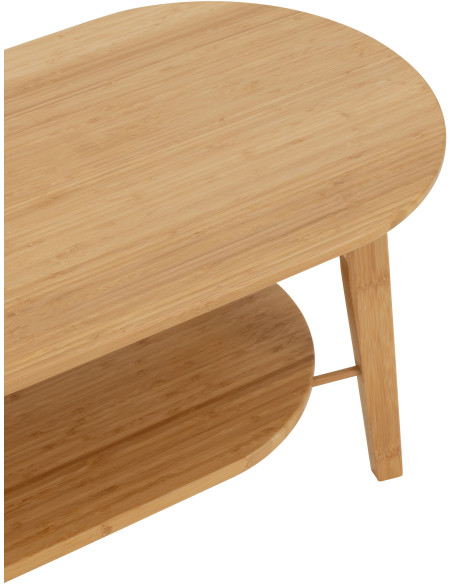 Console bohème Rectangulaire en Rotin Tressé Bois de sapin Naturel Paradise - 6