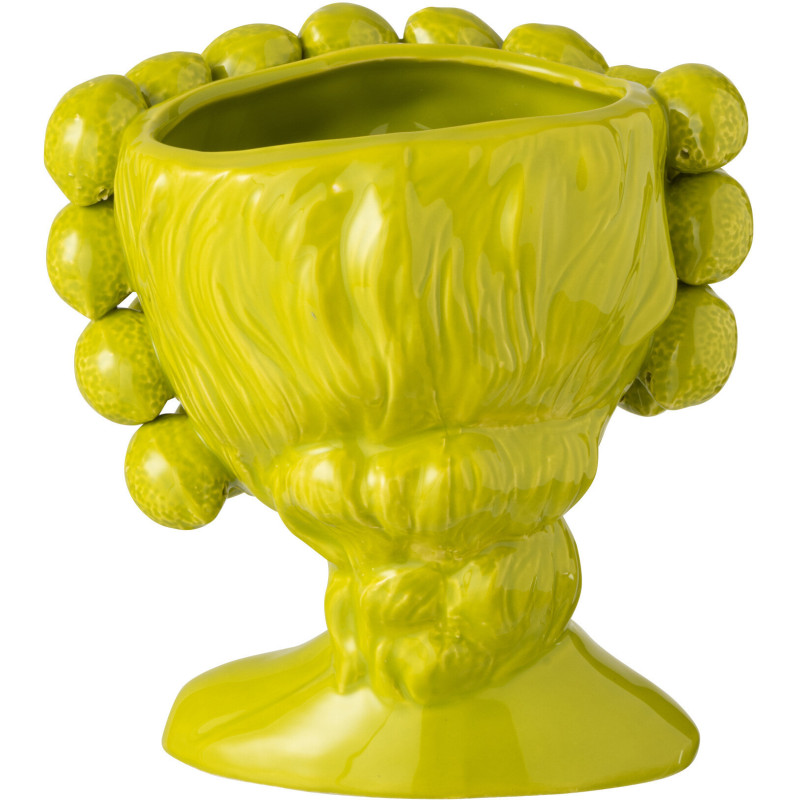 Grand Cache pot extérieur Rond en Argile Beige Dune (Lot de 4) - 3