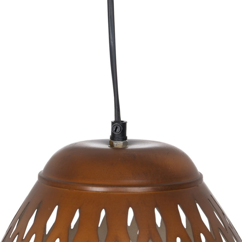 Suspension Ovale 30 cm en Métal Marron Ashley - 5