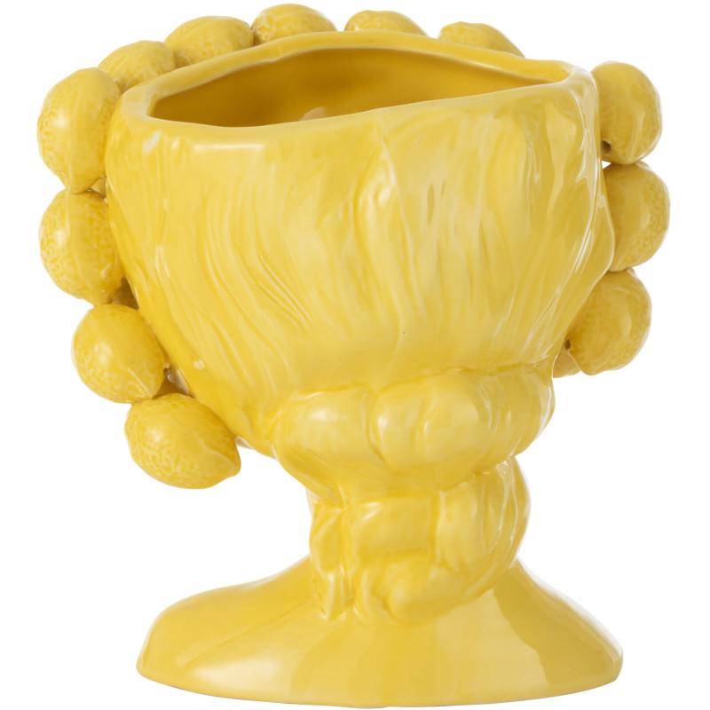 Cache pot original Citrons Rond Diamètre 19 cm en Céramique Vert Juicy - 2