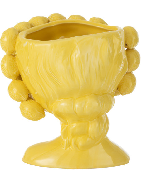 Cache pot original Citrons Rond Diamètre 19 cm en Céramique Vert Juicy - 2
