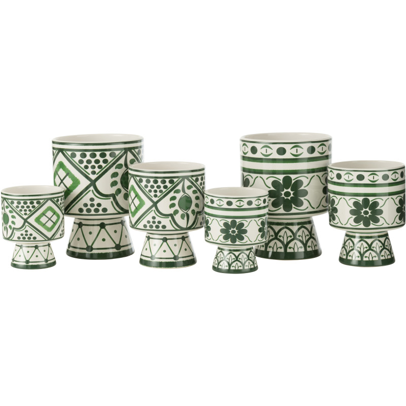 Grand Cache pot original Oranges Rond Diamètre 36 cm en Céramique Orange Juicy - 2