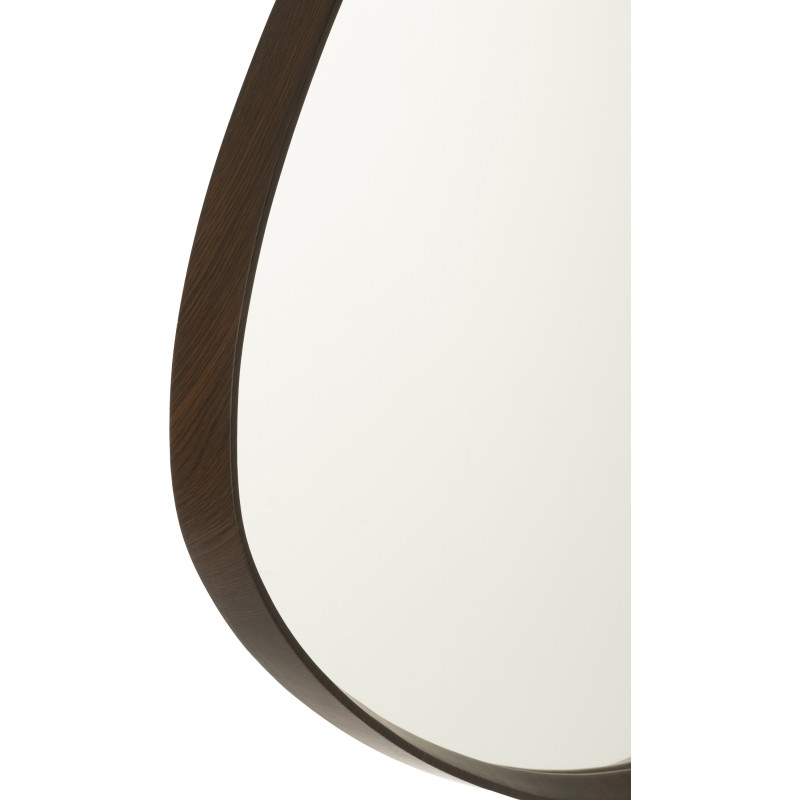 Grand Miroir moderne à suspendre Goutte 45x74 en Bois Noir Drop - 2