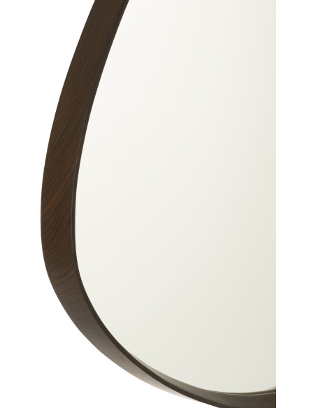 Grand Miroir moderne à suspendre Goutte 45x74 en Bois Noir Drop - 2