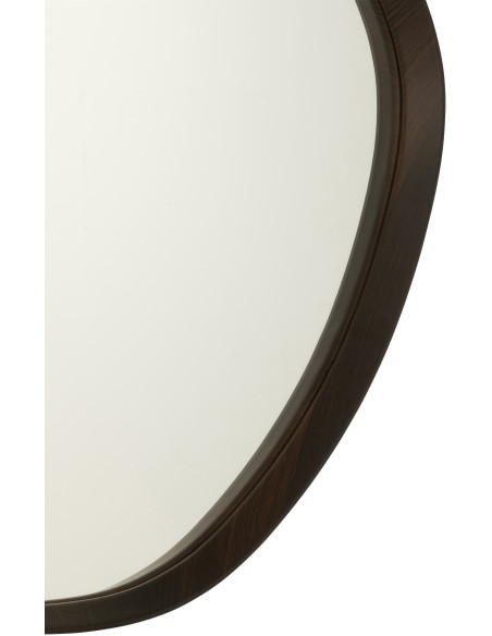 Grand Miroir moderne à suspendre Goutte 45x74 en Bois Noir Drop - 3