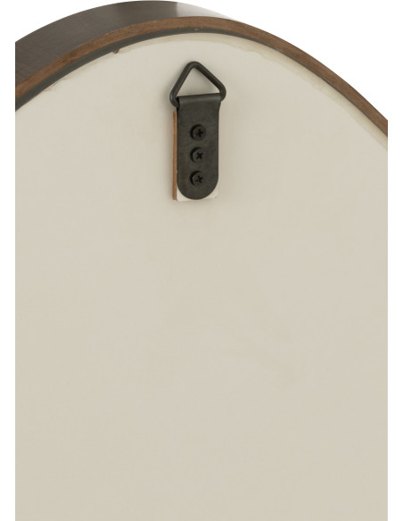 Grand Miroir moderne à suspendre Goutte 45x74 en Bois Noir Drop - 4