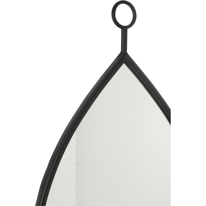 Miroir moderne à suspendre Goutte 37x61 en Bois Noir Drop - 2