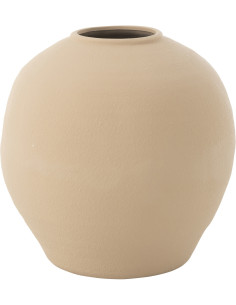 Vase moderne Rond Hauteur 38 cm en Argile Sable Cassia - 1