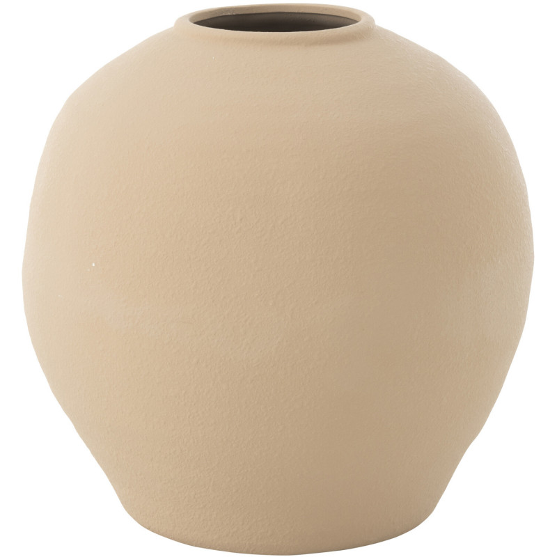 Vase moderne Rond Hauteur 38 cm en Argile Sable Cassia - 1