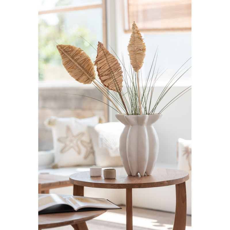 Petit Vase moderne Bouteille Hauteur 26 cm en Verre Rose Neka - 2