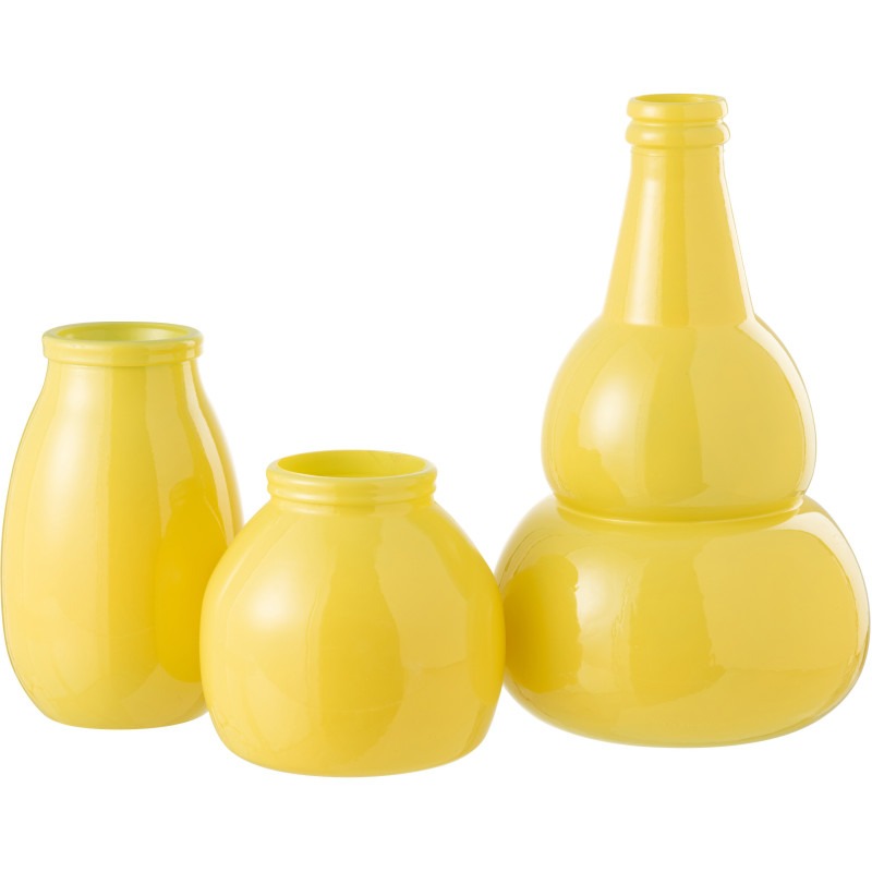 Grand Vase déco Jarre Hauteur 45 cm en Papier mâché Beige Clay - 3