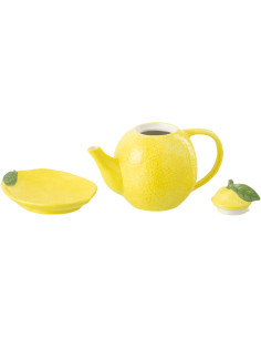 Théière originale Citron en Dolomite Jaune Agrumi - 2