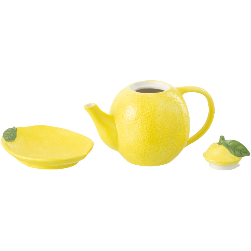 Théière originale Citron en Dolomite Jaune Agrumi - 2
