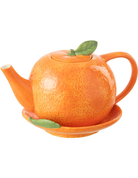 Théière originale Orange en Dolomite Orange Agrumi - 1