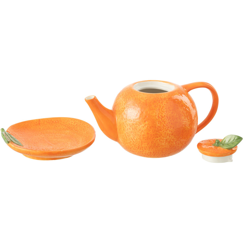 Théière originale Orange en Dolomite Orange Agrumi - 2