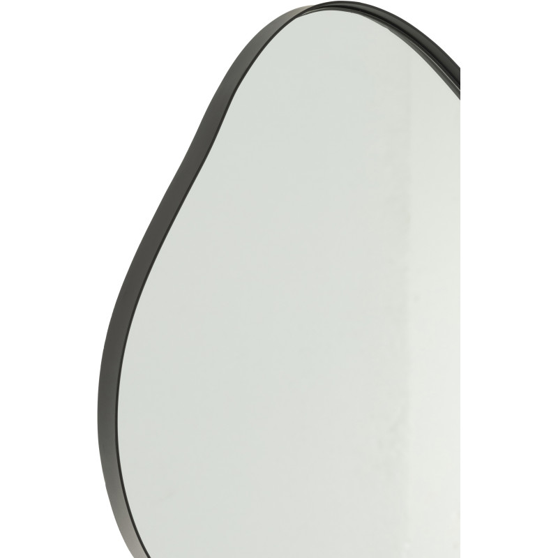 Miroir mural organique Irrégulier 29x41 en Métal Noir Extrema - 2