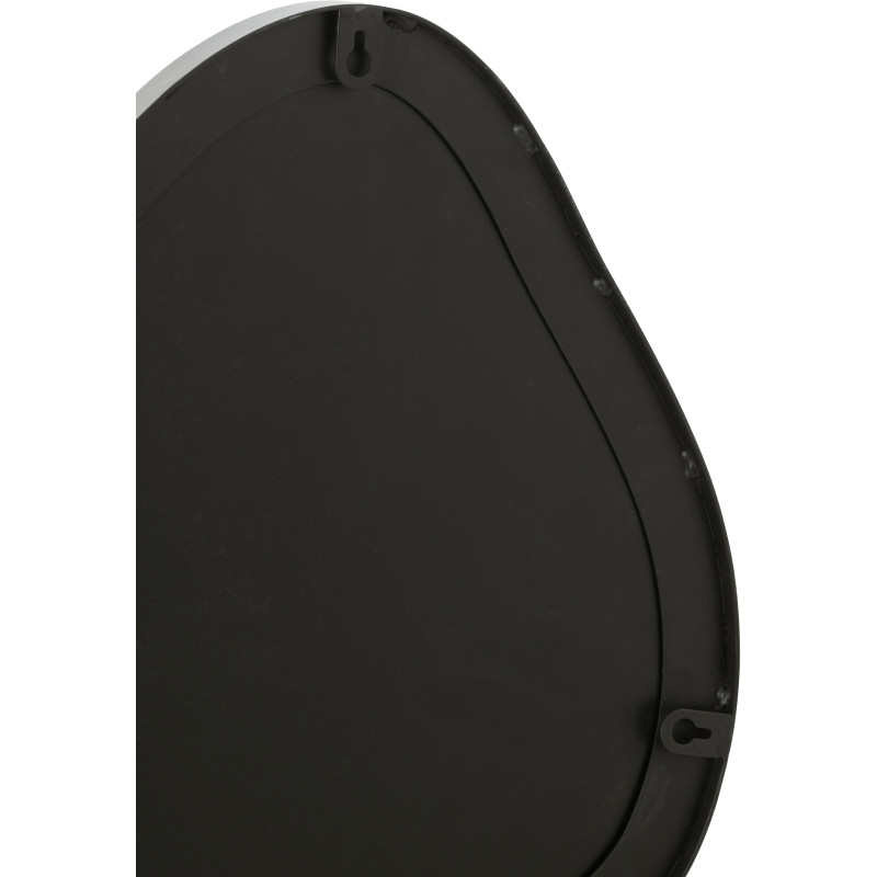 Miroir mural organique Irrégulier 29x41 en Métal Noir Extrema - 3