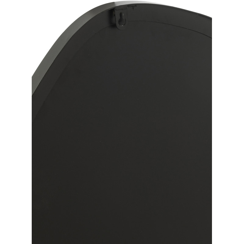 Grand Miroir mural organique Irrégulier 59x108 en Métal Noir Extrema - 3