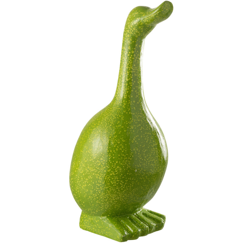 Statue de jardin moderne Oie Hauteur 60 cm en Résine Vert Mgo - 1