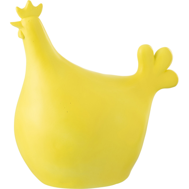 Statue de jardin moderne Coq Hauteur 35 cm en Résine Rose Zova - 1