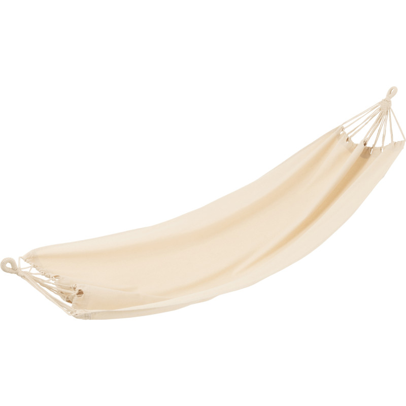Hamac extérieur 1 place 200x100 en Coton Polyester Beige clair Zelo - 1