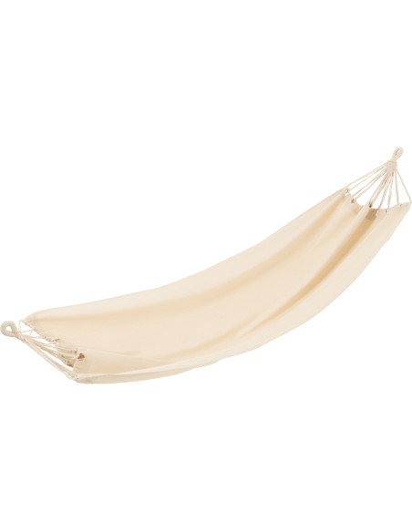 Hamac extérieur 1 place 200x100 en Coton Polyester Beige clair Zelo - 1