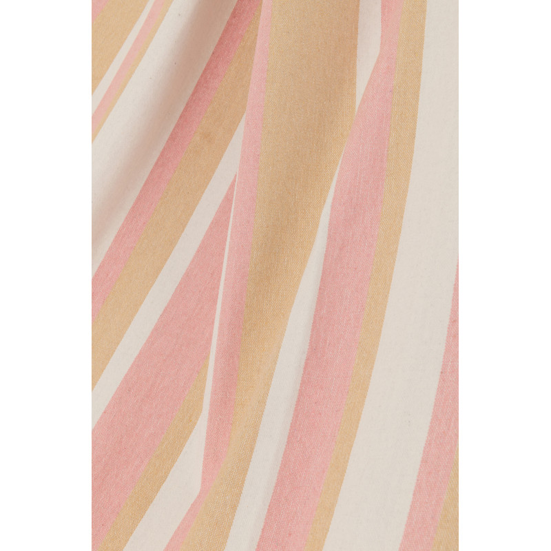 Hamac extérieur 1 place 200x100 en Coton Polyester Blanc Beige Rose Motif rayures Zelo - 2