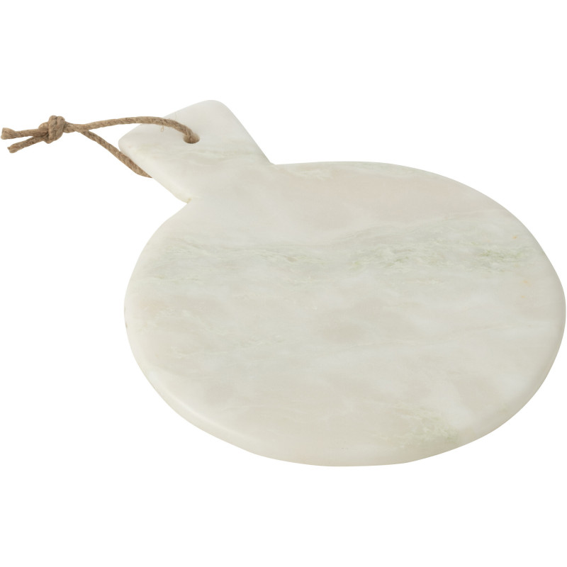 Planche à fromages ronde en Marbre Blanc Kiny - 2
