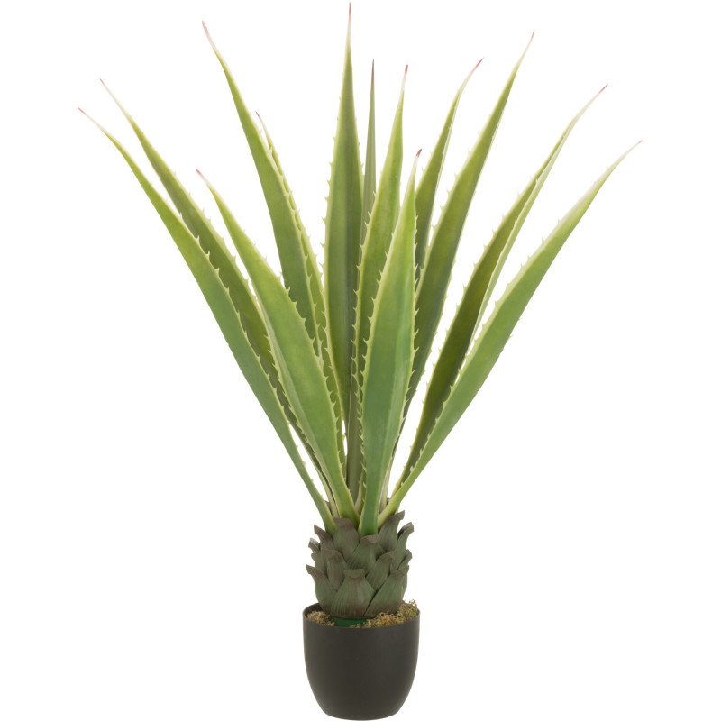 Plante artificielle réaliste Agave Hauteur 115 cm en Plastique Vert - 1