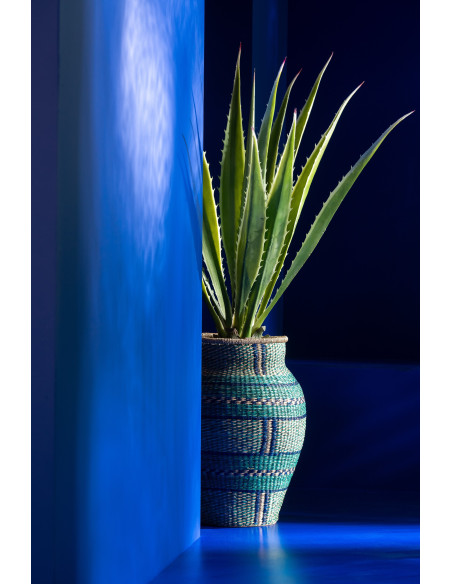 Plante artificielle réaliste Agave Hauteur 115 cm en Plastique Vert - 2