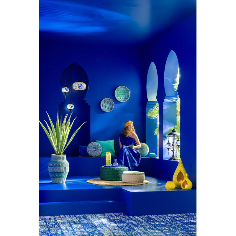 Plante artificielle réaliste Agave Hauteur 115 cm en Plastique Vert - 5