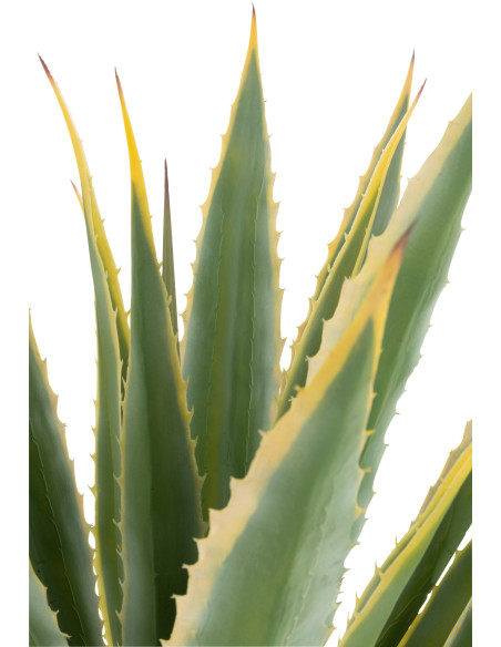 Grande Plante artificielle réaliste Agave Hauteur 135 cm en Plastique Vert - 3