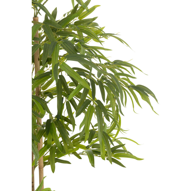 Grande Plante artificielle réaliste Bambou Hauteur 150 cm en Plastique Vert - 2