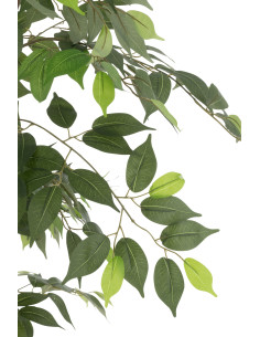 Grande Plante artificielle réaliste Ficus Hauteur 180 cm en Plastique Vert - 2
