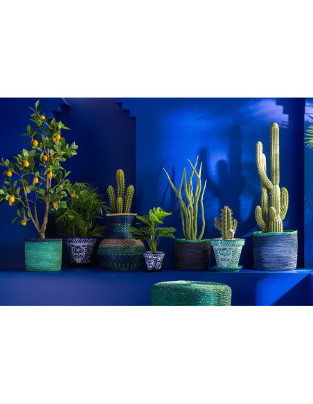 Grand Arbre artificiel réaliste Citronnier Hauteur 130 cm en Plastique Vert Jaune - 2