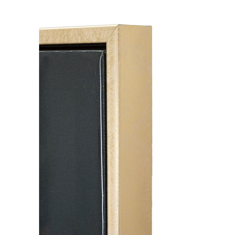 Toile murale peinte Singe anthropomorphe 52x72 Cadre doré Monky 