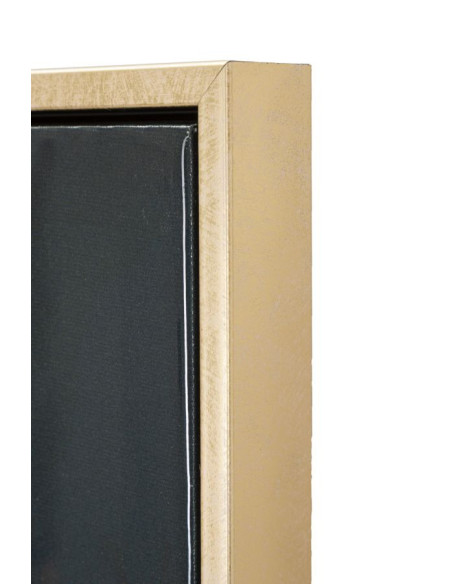 Toile murale peinte Singe anthropomorphe 52x72 Cadre doré Monky 