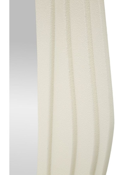 Grand Miroir mural Irrégulier 90x165 en Bois Blanc Dafne 