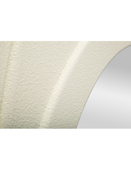 Grand Miroir mural Irrégulier 90x165 en Bois Blanc Dafne 