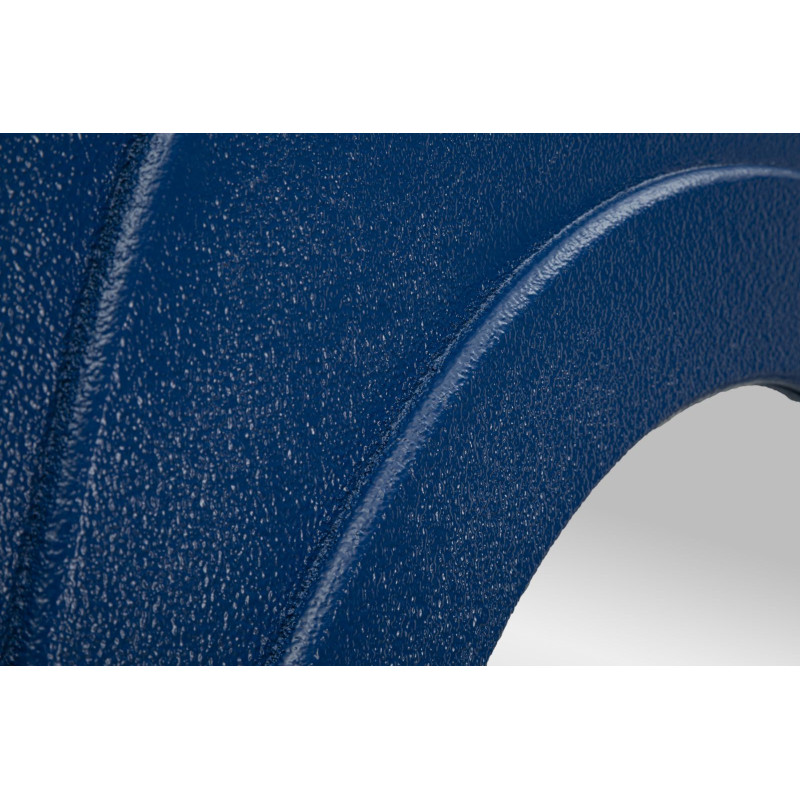 Grand Miroir mural Irrégulier 90x165 en Bois Bleu Dafne 