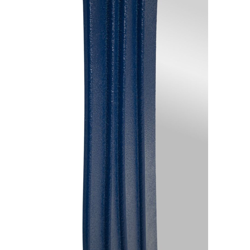 Grand Miroir mural Irrégulier 90x165 en Bois Bleu Dafne 